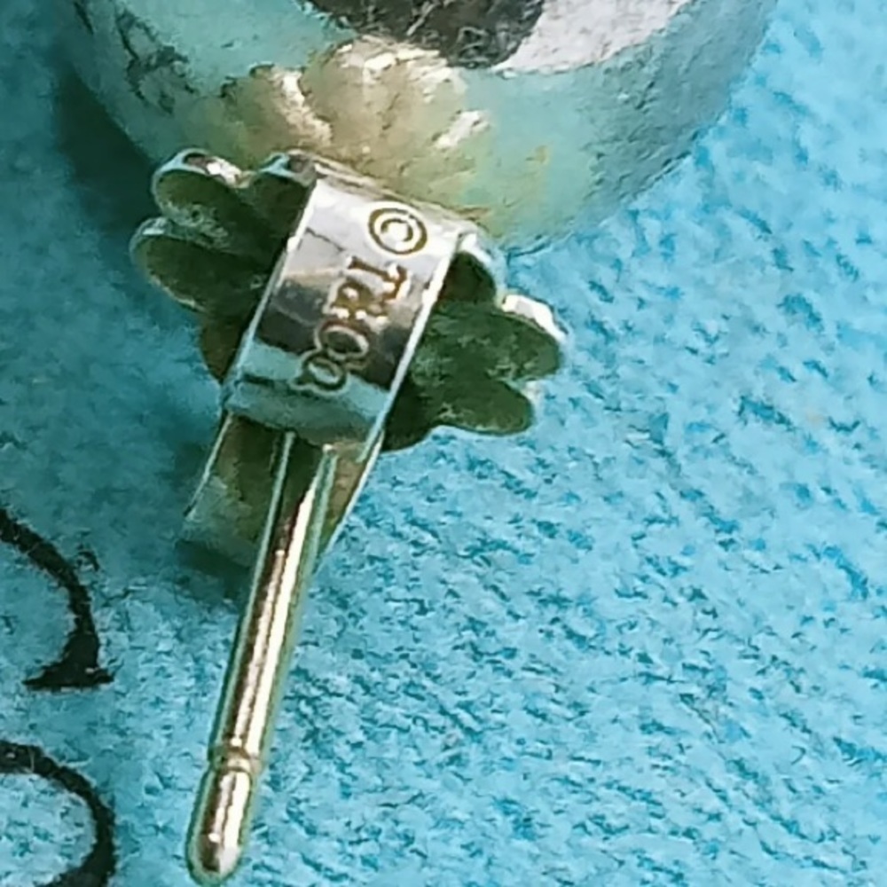 SOLD ELSEWHERE - Authentic Tiffany & Co. 925 Sterling Silver 10mm Ball Earrings - Picture 3 of 7